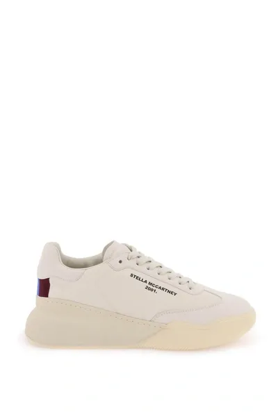 Stella Mccartney Loop Lace-up Sneakers In Ivory