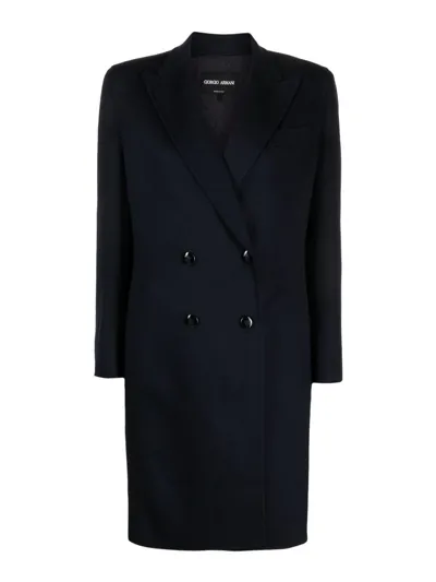 Giorgio Armani Coat In Negro