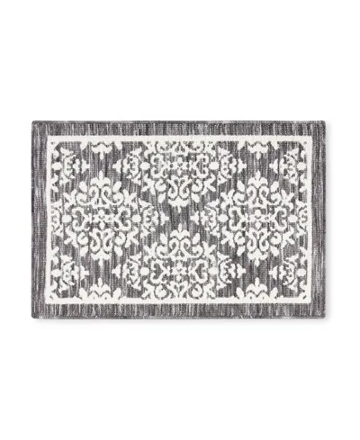 Town & Country Living Everyday Walker Everwash Kitchen Mat E001 2' X 3'4" Area Rug In Gray