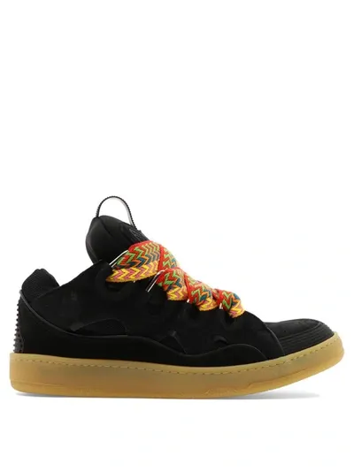 Lanvin Curb Sneakers -  - Leather - Black