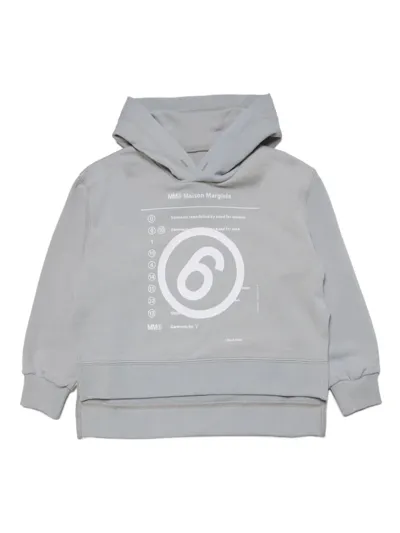 Mm6 Maison Margiela Kids' Sweatshirt In Sage Grey