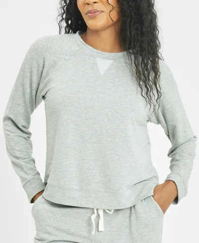 Lively Women's The Terry-soft Sweatshirt In Heather Gray