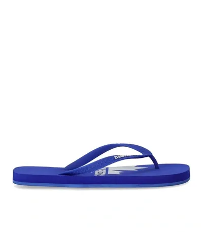 Dsquared2 Flip Flops In Blue