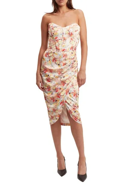 Bardot Women's August Floral Corset Sheath Dress In Sunny Floral