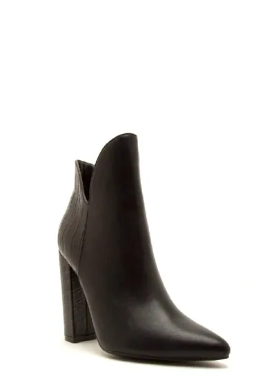 Qupid Signal-84x Bootie In Black