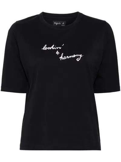 Agnès B. Brando T-shirt In Black