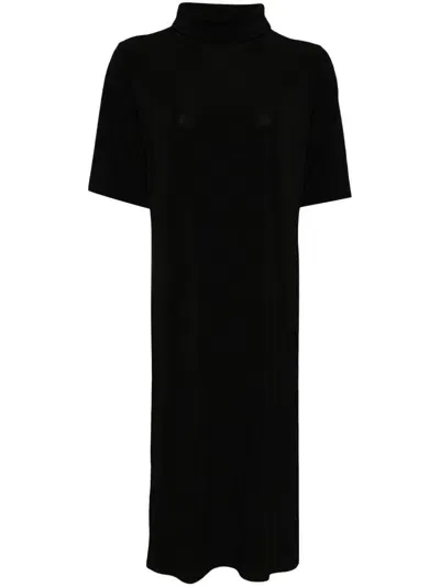 Agnès B. Moree Jersey Crêpe Dress In Black