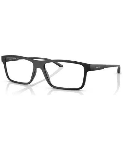 Arnette Unisex Cross Fade Ii Eyeglasses, An7216 56 In Matte Black