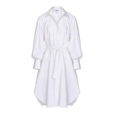 Asantii Women's Bahari Ls Wrap Dress - Optic White