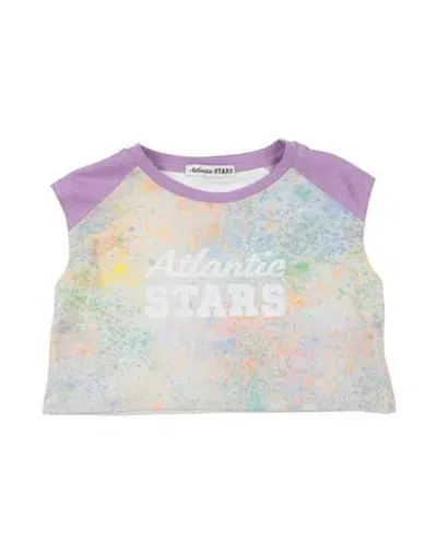 Atlantic Stars Babies'  Toddler Girl T-shirt Light Purple Size 6 Cotton