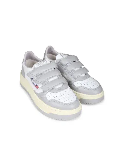 Autry Kidstripes Sneakers In White