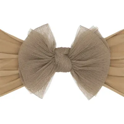 Baby Bling Kids'  Tulle Fab Headband In Brown