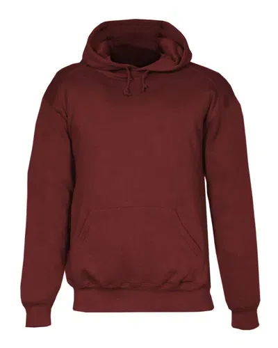 Badger Men's Hooded Sweatshirt In Red