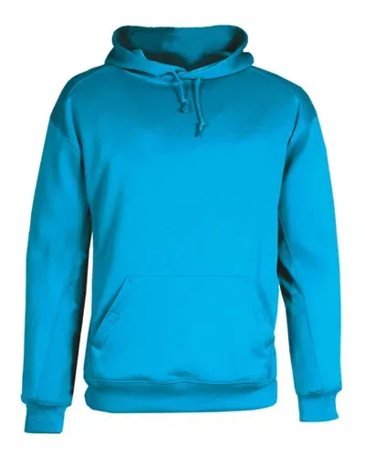 Badger Men's Performance Fleece Hooded Sweatshirt In Blue