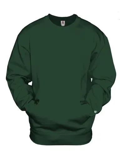 Badger Men's Pocket Sweatshirt In Green