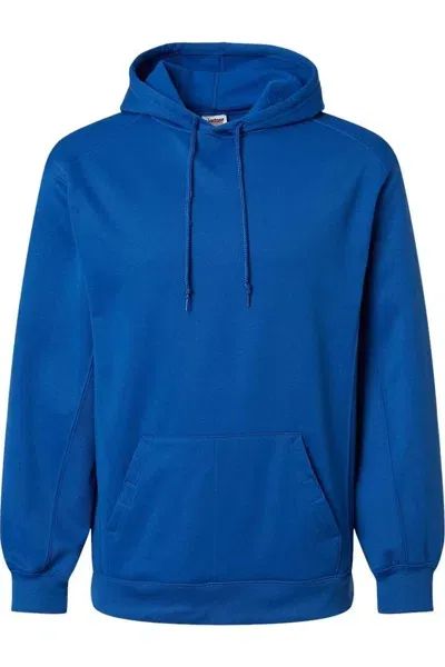 Badger Performance Fleece Hooded Sweatshirt In Blue