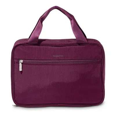 Baggallini Large Hanging Travel Toiletry Kit In Mulberry