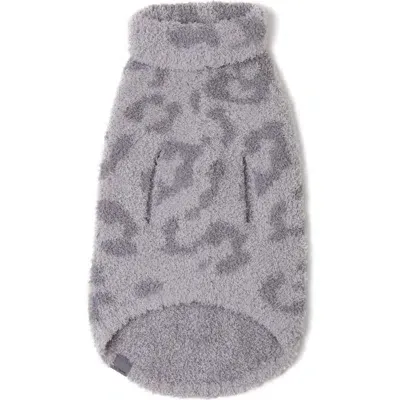 Barefoot Dreams ® Cozychic™ Leopard Dog Sweater In Linen/warm Gray