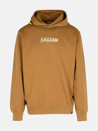 Barrow Brown Cotton Sweatshirt