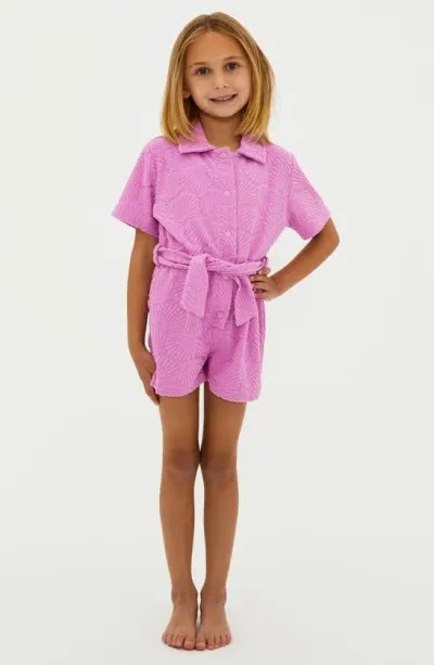 Beach Riot Girls' Little Gia Romper - Little Kid, Big Kid In Shell Pink