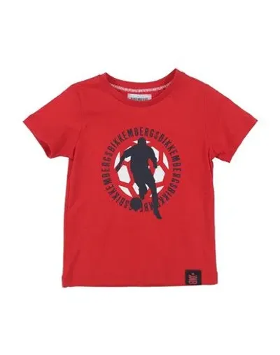 Bikkembergs Babies'  Toddler Boy T-shirt Red Size 4 Cotton