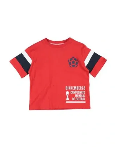 Bikkembergs Babies'  Toddler Boy T-shirt Red Size 5 Cotton