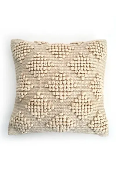 Bit Of Meraki Kunbi Throw Pillow In Natural