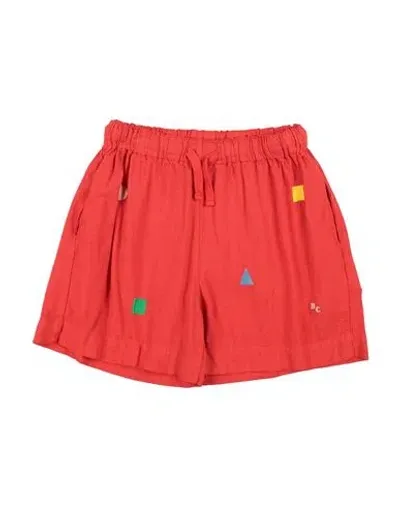 Bobo Choses Babies'  Toddler Girl Shorts & Bermuda Shorts Tomato Red Size 6 Viscose, Linen