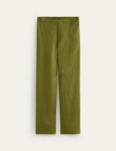 Boden Hampstead Linen Pants Mayfly Women