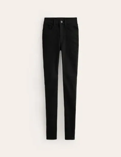 Boden High Rise Skinny Jeans Black Women