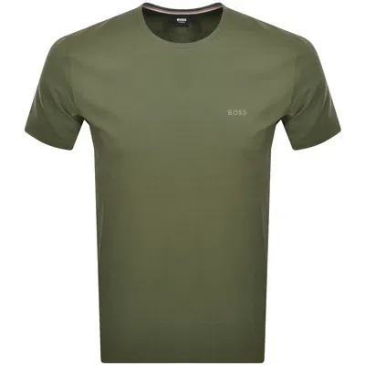 Boss Business Boss Thompson Logo T Shirt Green