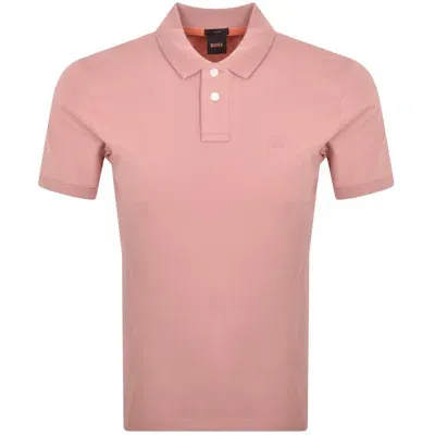 Boss Casual Boss Passenger Polo T Shirt Pink