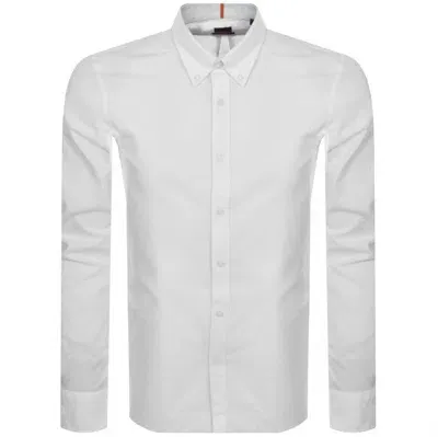 Boss Casual Boss Rickert Long Sleeved Shirt White