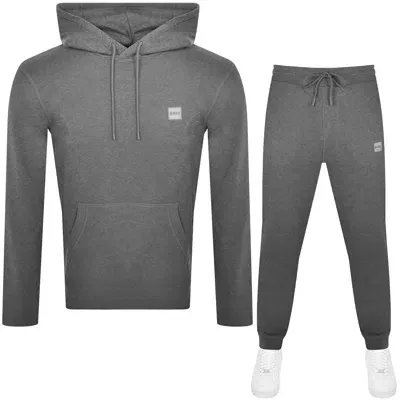 Boss Casual Boss Wetalk Hooded Tracksuit Grey