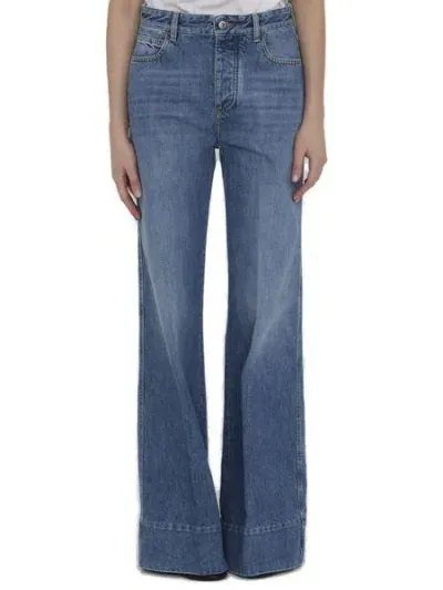 Bottega Veneta Women's Vintage Wide Leg Jean In Denim