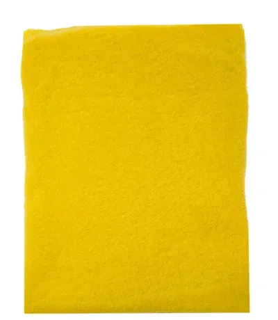 Botto Giuseppe Yellow Small Cashmere Plain Scarf In 0666 Yellow