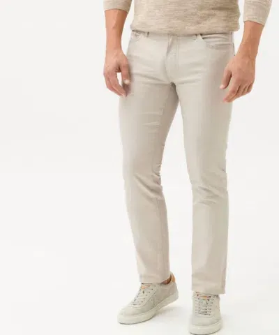 Brax Cooper Fancy 5 Pocket Pants In Bone In Beige