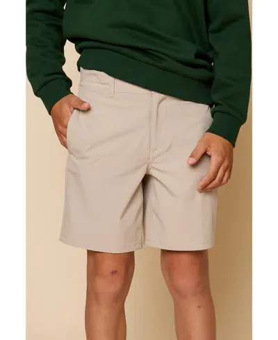 Brooks Brothers Kids' B By  Big Boys Stretch Shorts In Sand