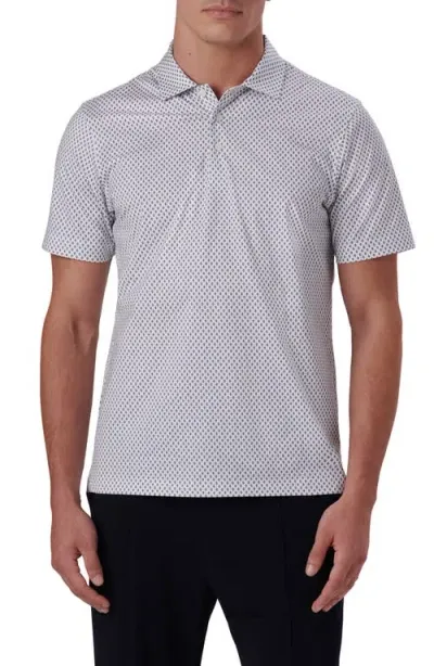 Bugatchi Victor Ooohcotton® Print Polo In Chalk