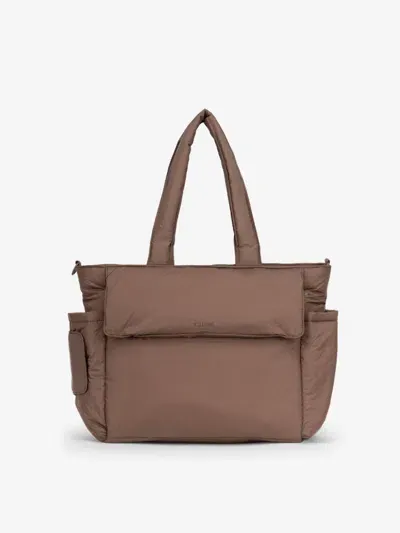 Calpak Diaper Tote Bag With Laptop Sleeve In Hazelnut