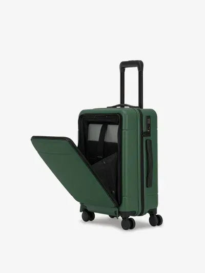 Calpak Hue Front Pocket Carry-on Luggage In Emerald | 20"