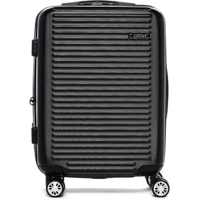 Calpak Tustin 20" Carry-on Hardside Spinner In Black