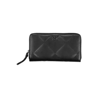 Calvin Klein Sleek Black Rfid Blocking Wallet With Logo