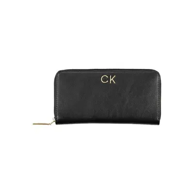 Calvin Klein Sleek Rfid-safe Wallet With Chic Contrasts