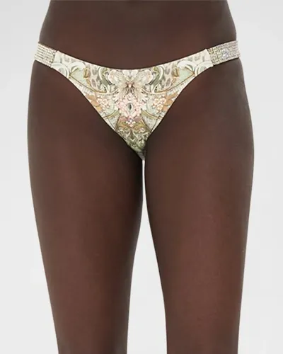 Camilla Ivory Tower Tales Crystal Bikini Bottoms In Multicolor