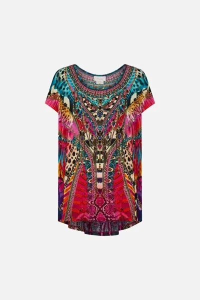 Camilla Loose Fit Tee - Multi Sahara Supernatural