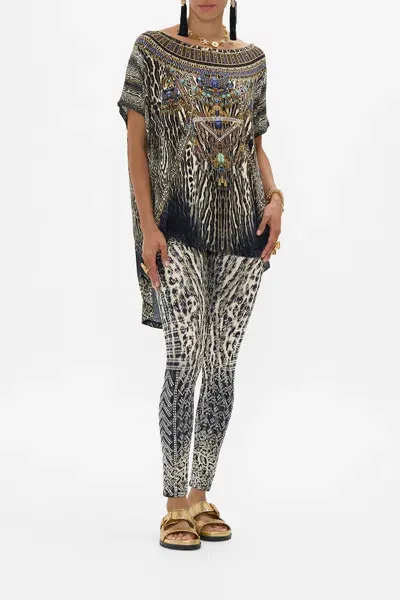 Camilla Loose Fit Tee Cat Worship In Animal Print