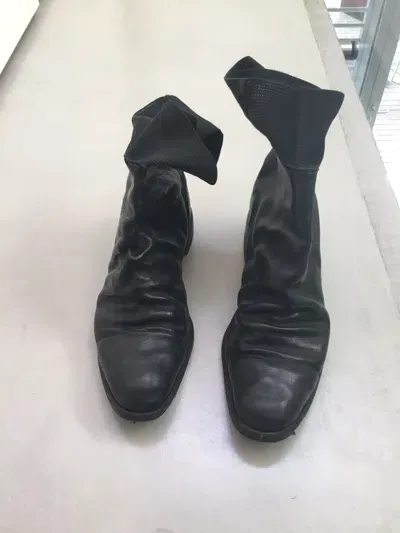 Pre-owned Carol Christian Poell Ccp Safe Collection 23 Boots In Black