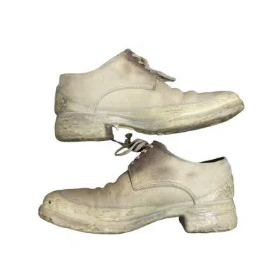 Pre-owned Carol Christian Poell Cream Drip Derbies Shoes