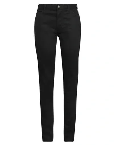 Celine Woman Jeans Black Size 30 Cotton, Elastane